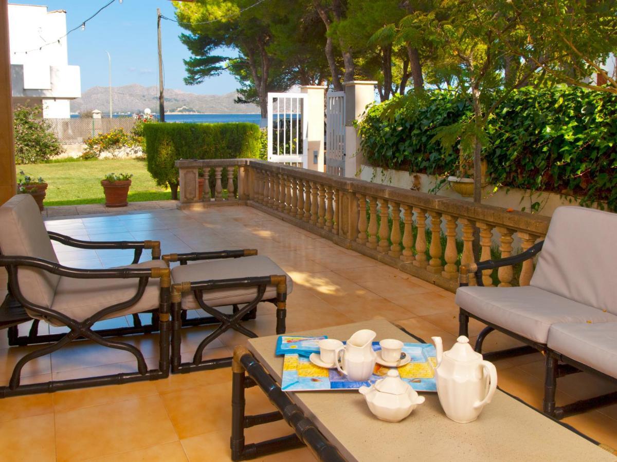 Villa Tita De Manresa, Con Jardines Y Vista Mar Alcudia  Luaran gambar