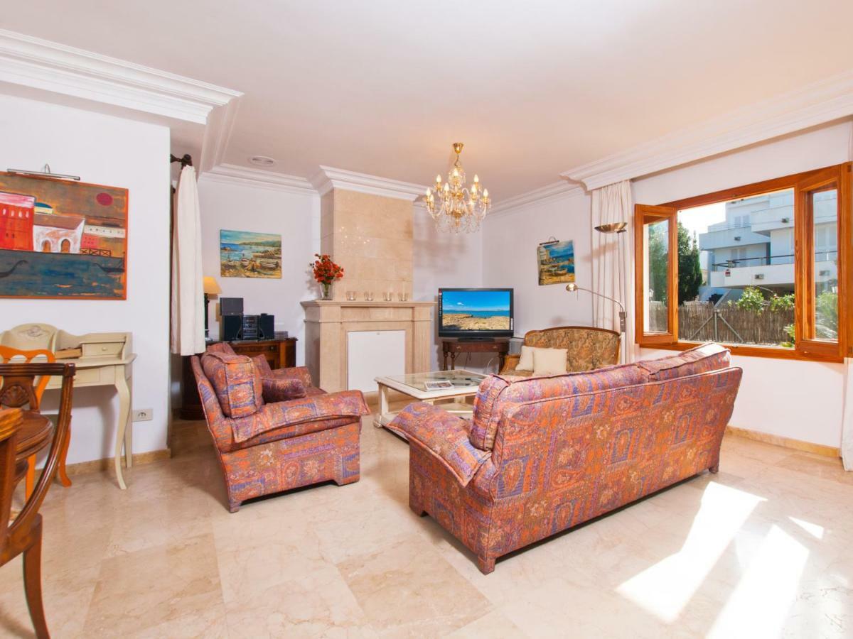 Villa Tita De Manresa, Con Jardines Y Vista Mar Alcudia  Luaran gambar